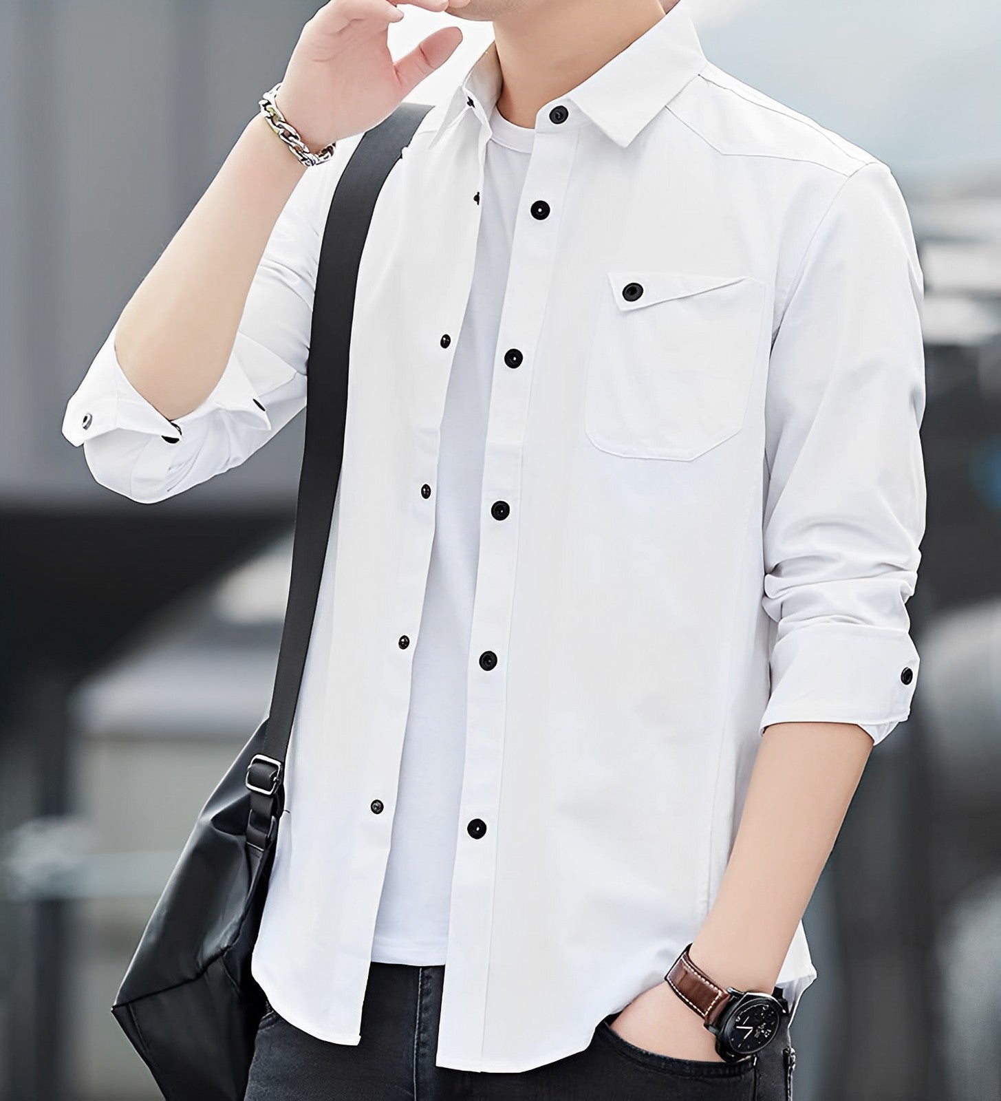 Italian Vega Premium RFD White Shirt - Main Image