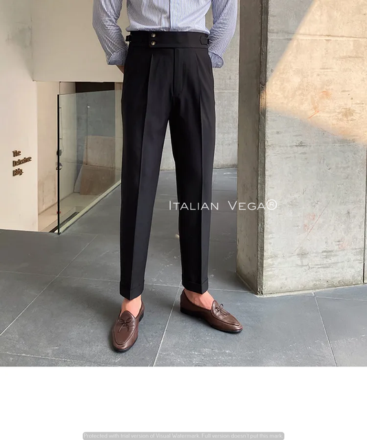 Signature Buttoned Gurkha Pants By Italian Vega™