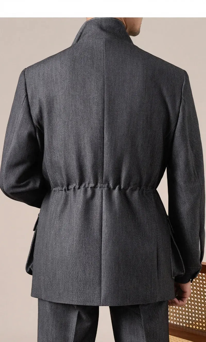 Retro Denim Hunting Jacket - Slim Fit Jacket by Italian Vega