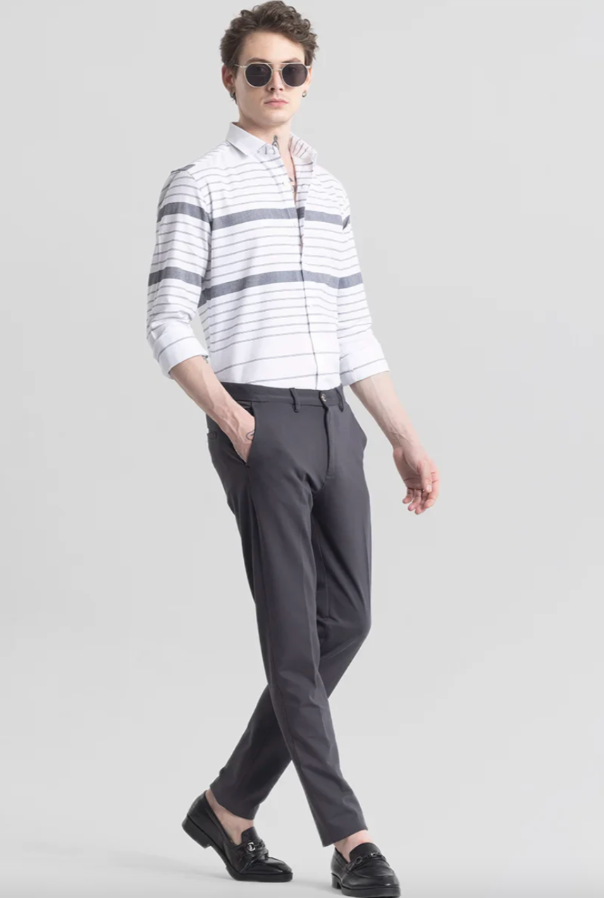 Flexi Casual High Stretch Trousers by Italian Vega